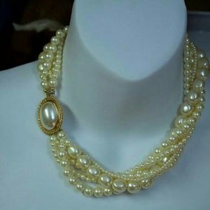 Vintage 1980's Carolee Princess Diana multi pearls